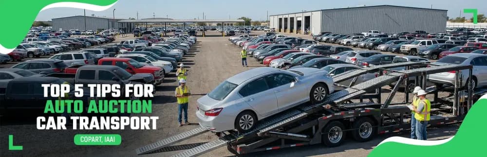 5 Tips for Auction Car Transport: Copart, IAAI, Manheim