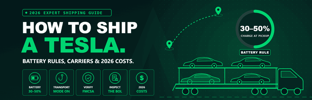 Ship a Tesla Right: Proven Battery Rules and Real 2026 Costs